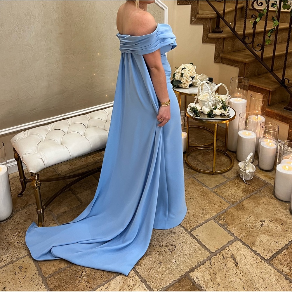 Fouad Sarkis baby blue gown - Picture 3 of 5